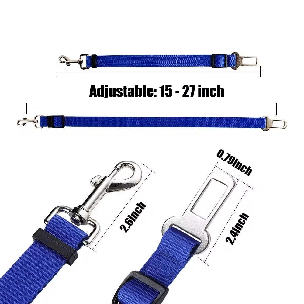 Adjustable Pet Safety Seat Belt