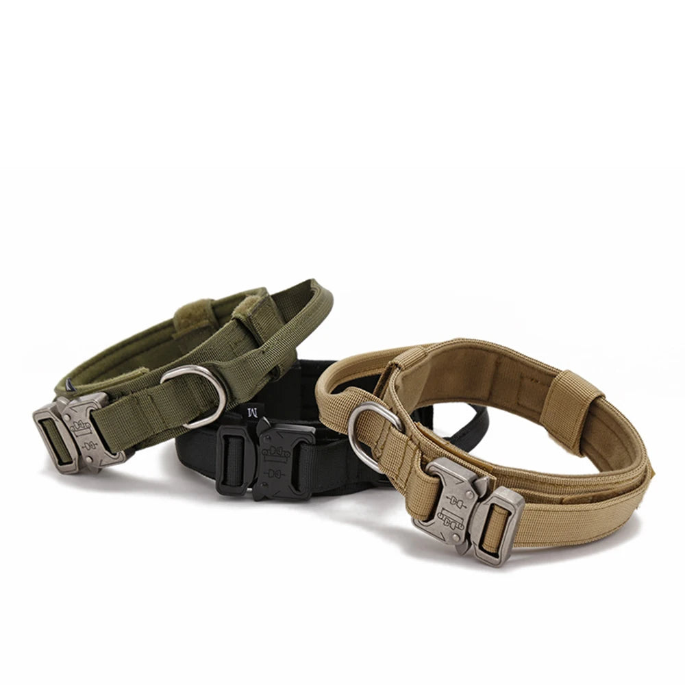 Tactical Training Dog Collar and Leash Set