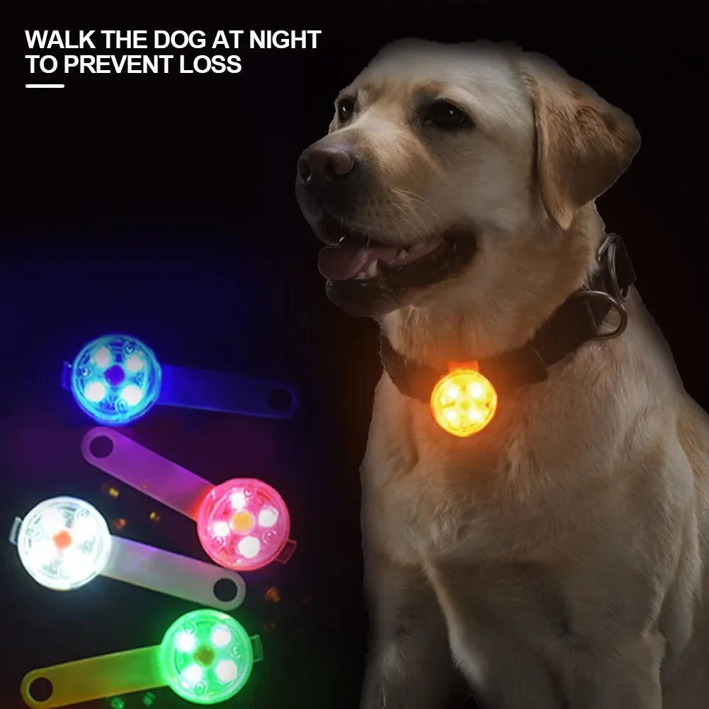 LED Flashing Light Dog Collar Pendant