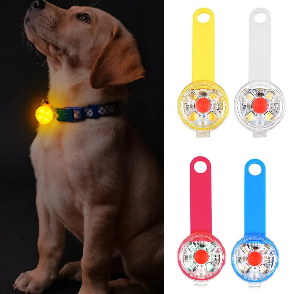 LED Flashing Light Dog Collar Pendant