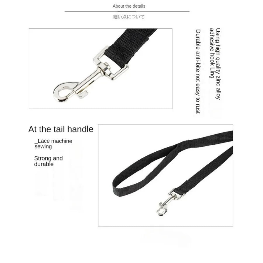 Quick Release Nylon Dog Leash